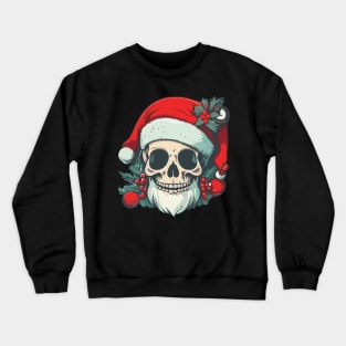 Santa Claus skull Crewneck Sweatshirt